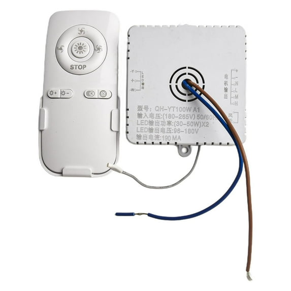 Arkzeo Bedroom Ceiling Fan Light Remote Control 100W Receiver Driver Accessories