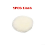 Arkzeo Car Polish Pad Disc pure Wool Polishing Pad Waxing Buffer Polisher Care Tools 1inch