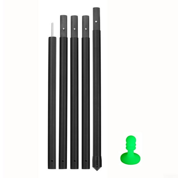 Arkzeo Carbon Fiber Tarp Poles Canopy Adjustable Rods Tent Tarps Replacement for Awning 2.1m