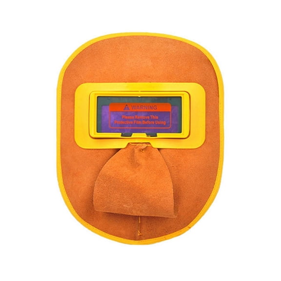 Arkzeo Cowhide Leather Welding Hood Auto Darkening Solar Filter Welding Helmet Vizard