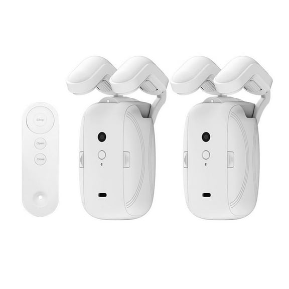 Arkzeo Curtain Control System featuring Lightweight Design and Remote Functionality 2PC Roman pole