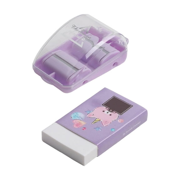 Arkzeo Desktop Cleaner Portable Roller Wipe Debris Collector Household Vacuum Cleaner 1 Set of Purple