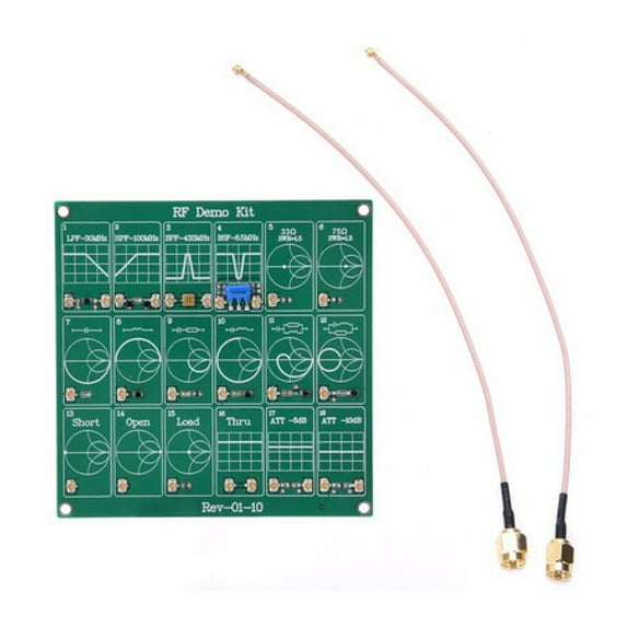 Arkzeo Filter Attenuator RF Demo Kit RF Test Board vector network analyzer for Nano VNA
