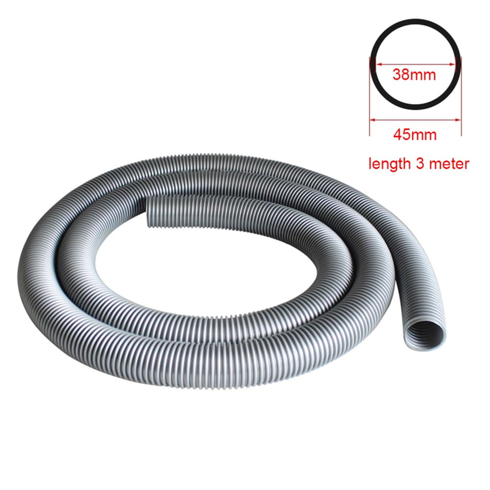 PATIKIL Tuyau Flexible En EVA Pour Aspirateur Industriel, Diamètre Extérieur 45 Mm, Longueur 2 M, Noir