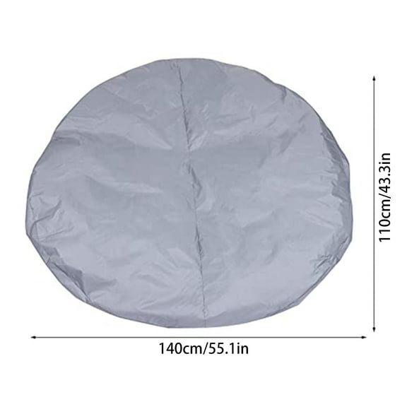 Arkzeo Round Solar Pool Cover, Protect Inflatable Pool and Strawberry Reduce Water Loss 140*110cm