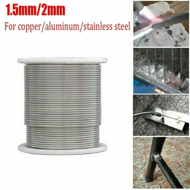 Arkzeo Universal Welding Wire Aluminum Copper Rods Iron Flux Cored 1.5mm/2mm For Repair L5000mm W2mm
