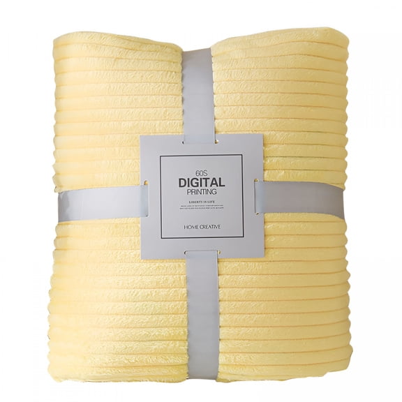 Arlajo Coverlet - Soft Blankets for Women - Queen Size Blanket - Bubble - 100X70Cm - Yellow