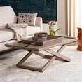 thumbnail image 1 of Arleana Cross Leg Coffee Table W/ Tray, 1 of 9