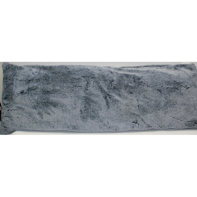 Arlee Home Fashions Plush Faux Fur Body Pillow Blue 20 x 54 Walmart