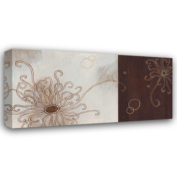 Arleigh Wood 24x14 Gallery Wrapped Canvas Wall Art Titled - Balancing Blossoms II