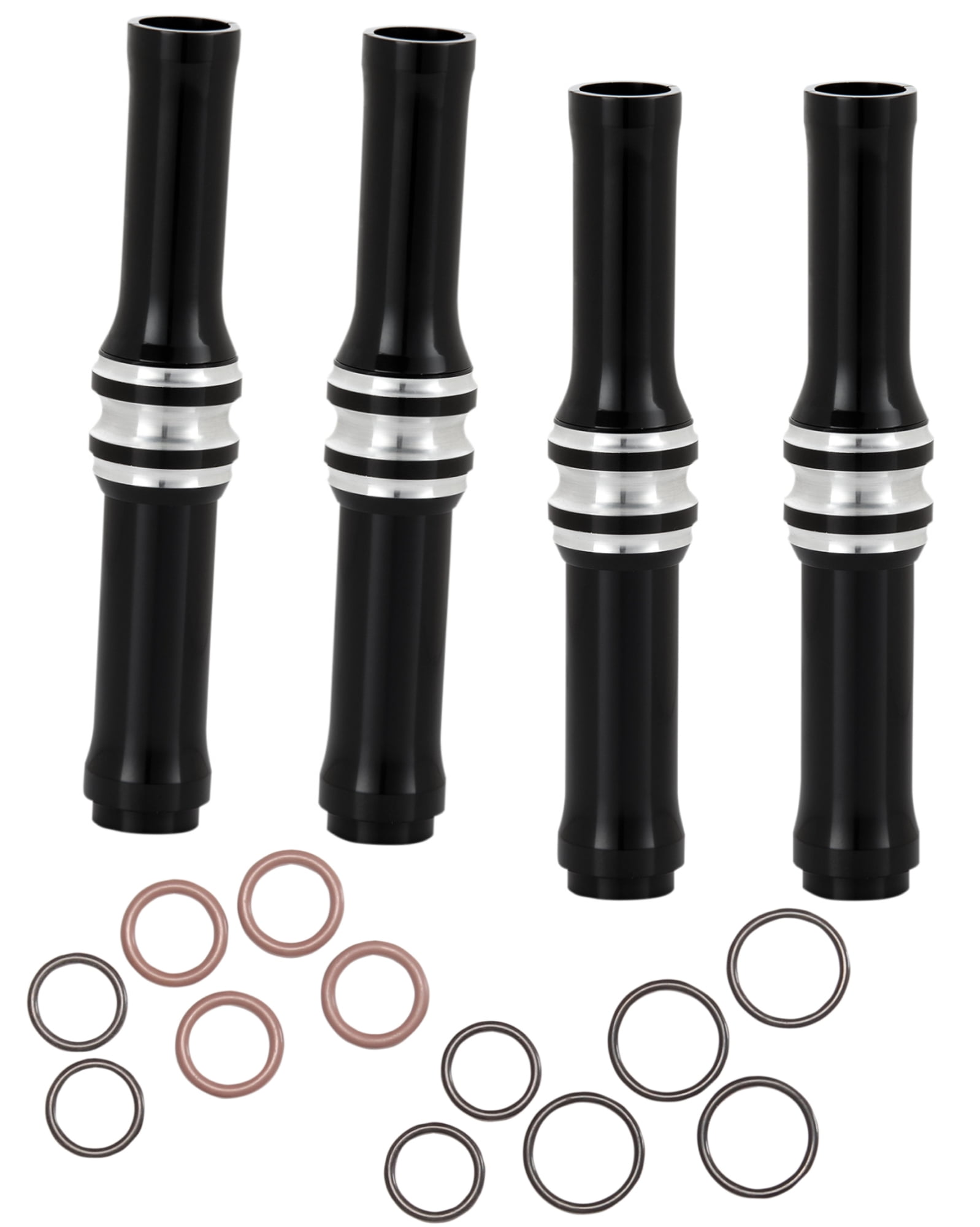 Arlen Ness 10-Gauge Anodized Pushrod Cover Kit for '99-17 Twin Cams (03-633)