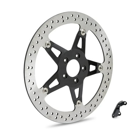 Arlen Ness 14" Big Left Front Brake Rotor for Hub Mount (02-920)