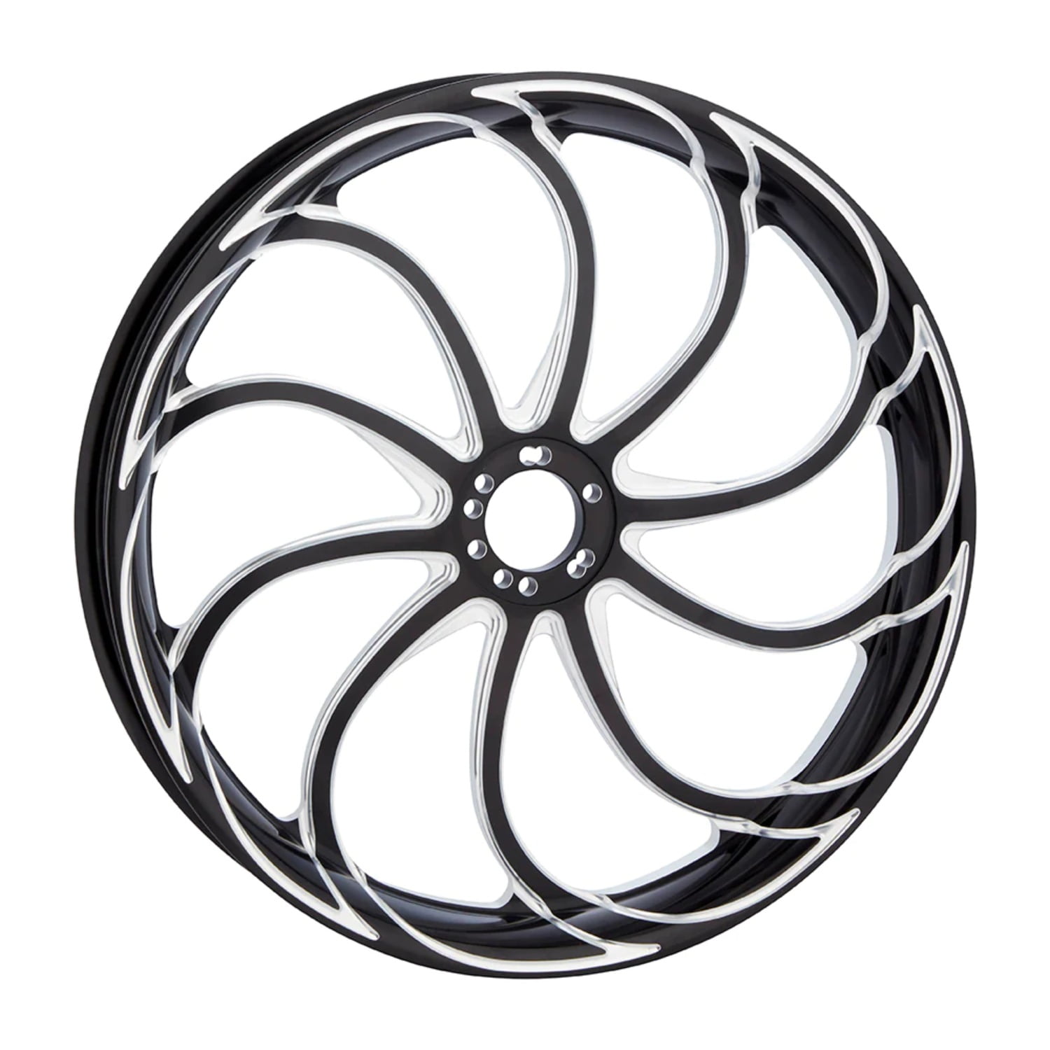 Arlen Ness 18" x 5.5" Drift Forged Black Rear Wheel (71-561)