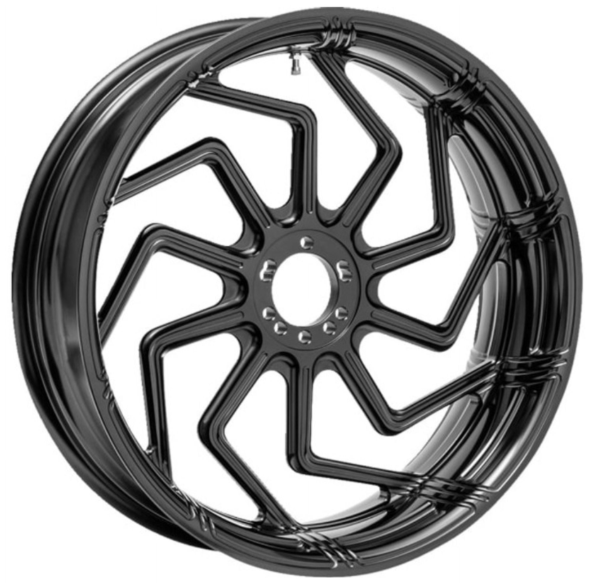 Arlen Ness 18" x 5.5" Kickback Forged Black Rear Wheel (71-507)