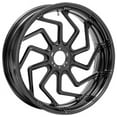 thumbnail image 1 of Arlen Ness 18" x 5.5" Kickback Forged Black Rear Wheel (71-507), 1 of 1