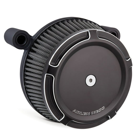 Arlen Ness Big Sucker Stage I Air Filter Kit, Beveled Black, 4.3 lbs