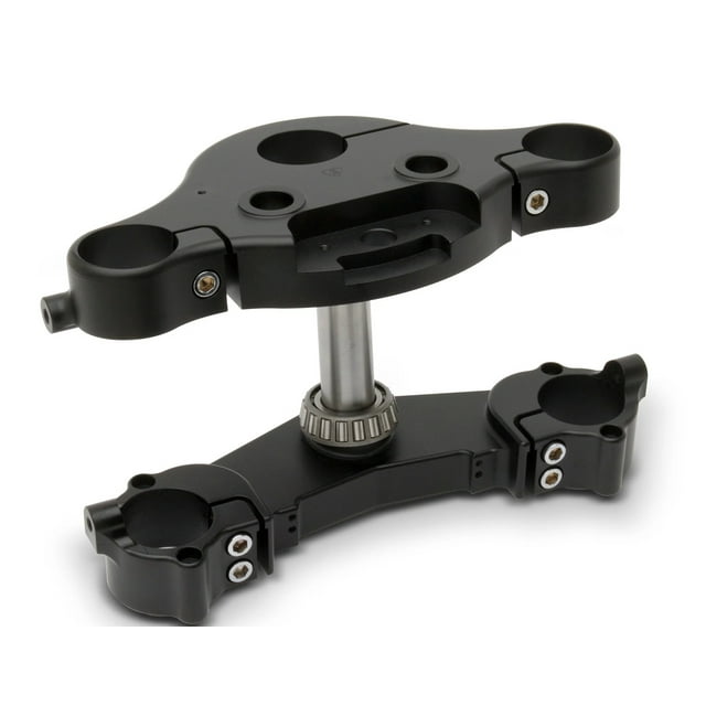 Arlen Ness 7 & 7 Raked Black Triple Trees (20-379)