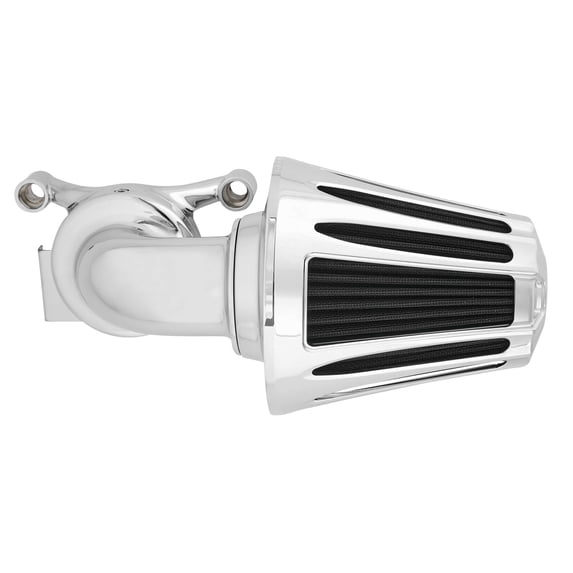 Arlen Ness 81-029 ME Sucker Air Cleaner Kit with Cover - Deep Cut - Chrome
