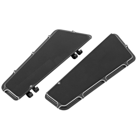 Arlen Ness Beveled Black Floorboards (15-410)