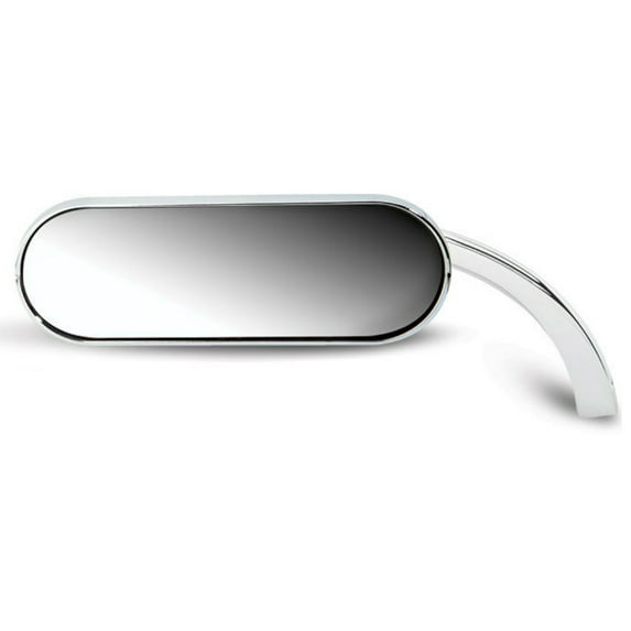 Arlen Ness Micro Mirror Mini Oval Chrome Left (13-406)