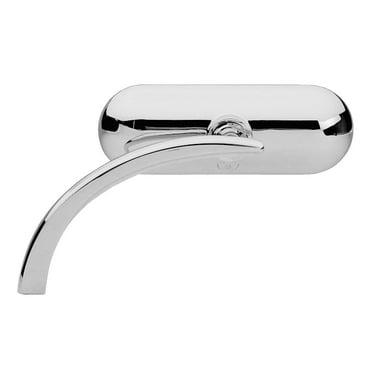 Arlen Ness Micro Mirrors Chrome  Mini Oval, Right 13-413
