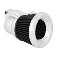 thumbnail image 1 of Arlen Ness Velocity 90 Chrome Air Cleaner (600-035), 1 of 2