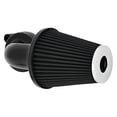 thumbnail image 1 of Arlen Ness Water-Resistant 90 Degree Monster Sucker Air Cleaner Motorcycle Parts, Black, 5.1 lbs, 1 of 1
