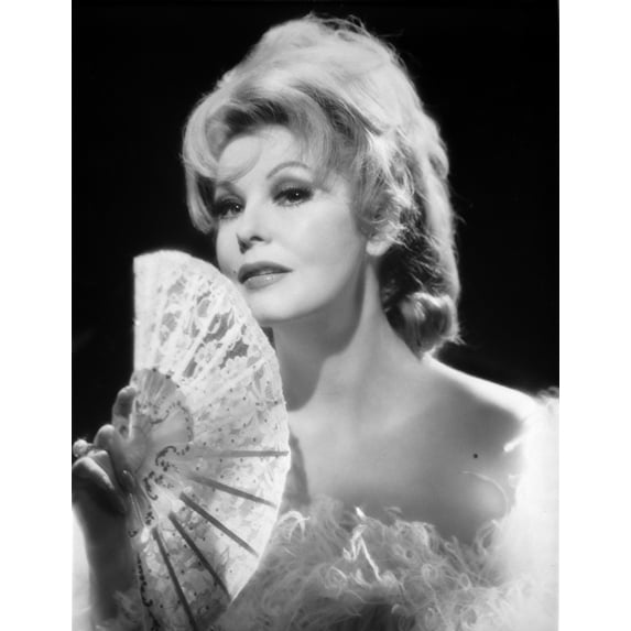 Arlene Dahl posed in Elegant Dress with Black Background Photo Print (24 x 30)