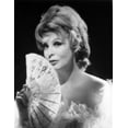 thumbnail image 1 of Arlene Dahl posed in Furry Dress with Fan Photo Print (24 x 30), 1 of 1