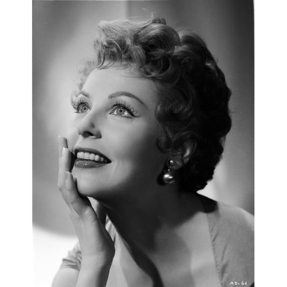 Arlene Dahl posed with Hand on Chin Photo Print (8 x 10)