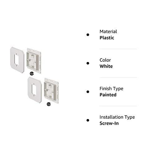 Arlington 8081F Siding Box Kit for Fixtures and Receptacles, Cover with