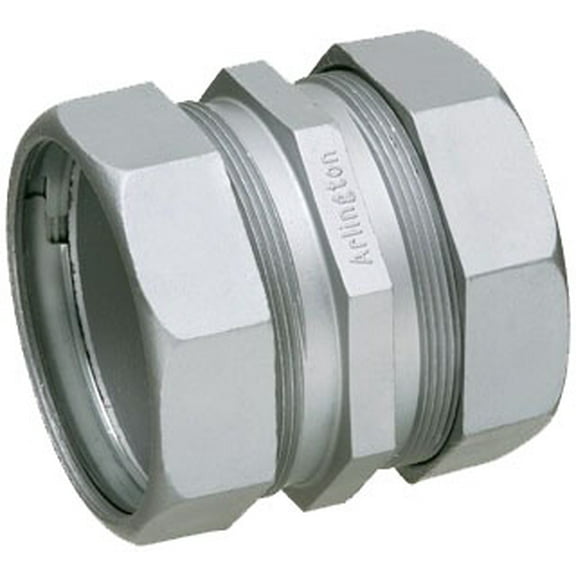 Arlington 838, IMC/EMT/Rigid Conduit Coupling, 3-1/2In Emt Comp. Coup., 1 PC