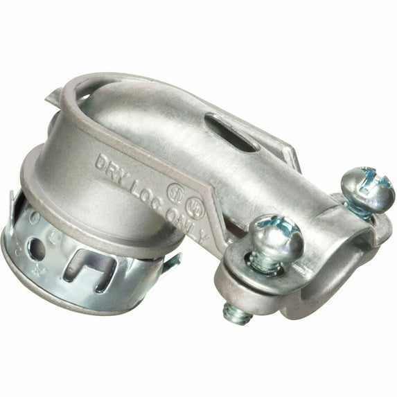 Arlington850ST 3/8 90D SQZ FLEX Connector
