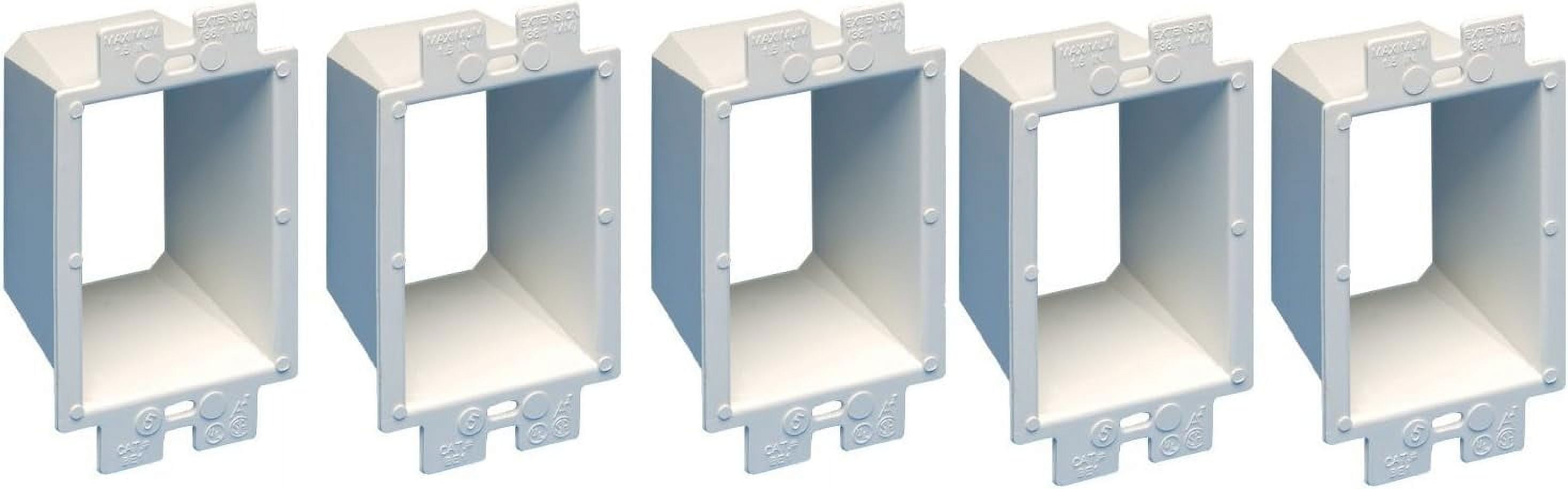 Arlington BE3 Outlet Box Extender, 3Gang, 10Pack
