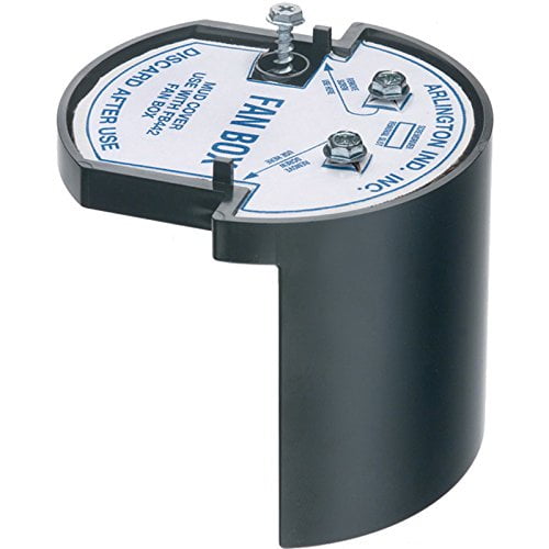 Arlington FB443 Ceiling Fan/Fixture Mounting Box 4.250 Inch x 4.236 Inch x 5.071 Inch 18.3 Cubic-Inch