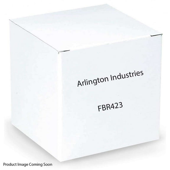 Arlington FBR423 Plastic Ceiling Fan/Fixture Support Box With Adjustable Steel Bracket 2.548 Inch 23 Cubic-Inch