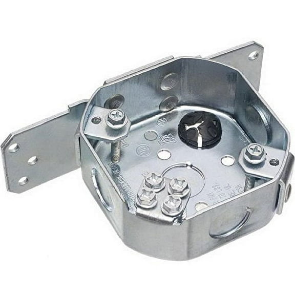 Arlington FBS415S Steel Ceiling Fan/Fixture Mounting Box 1.5 Inch 14.6 Cubic-Inch