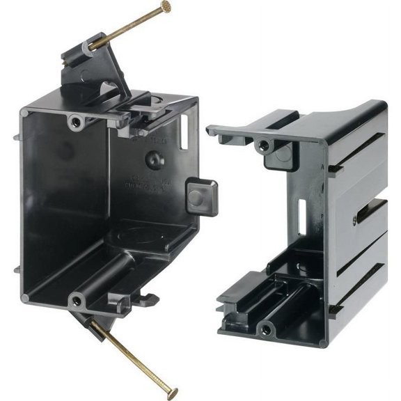 Arlington FEN102 Plastic 2-Gang Gangable Outlet Box 6.002 Inch x 3.500 Inch x 2.609 Inch