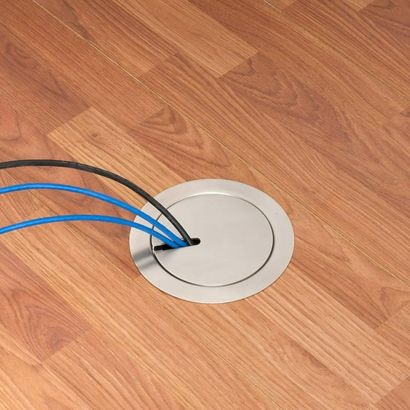 Arlington FLBR5420 Recessed Power and Data Round Floor Box