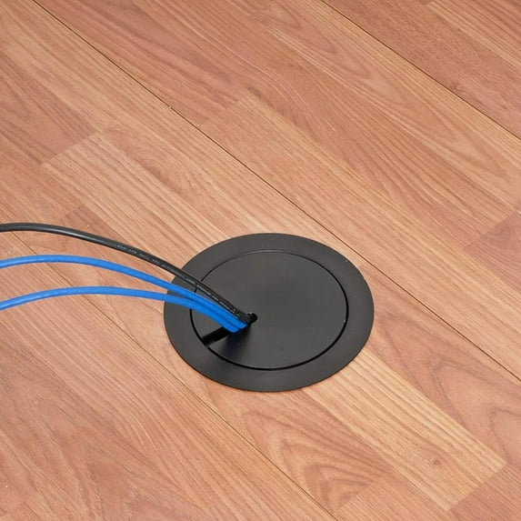 Arlington FLBR5420 Recessed Power and Data Round Floor Box