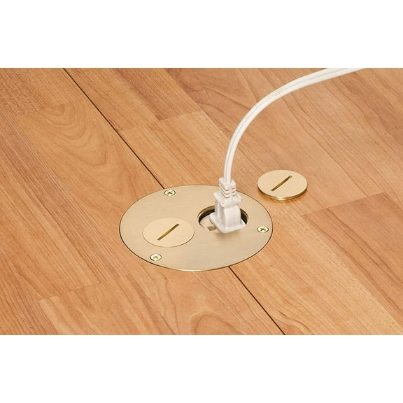 Arlington Flush Floor Box Kit (Brass)