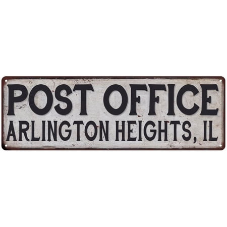 Arlington Heights, Il Post Office Sign 6x18 206180011440