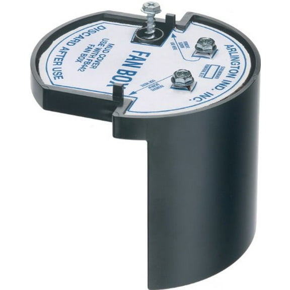 Arlington Industries Arlington FB442 1/2 and 5/8-Inch Drywall Fan and Fixture Mounting Box, 1-Pack, Color