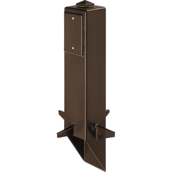 Arlington Industries GP19BR-1 Gard-N-Post Outdoor Landscape Lighting Garden Post, 19-Inch, Bronze