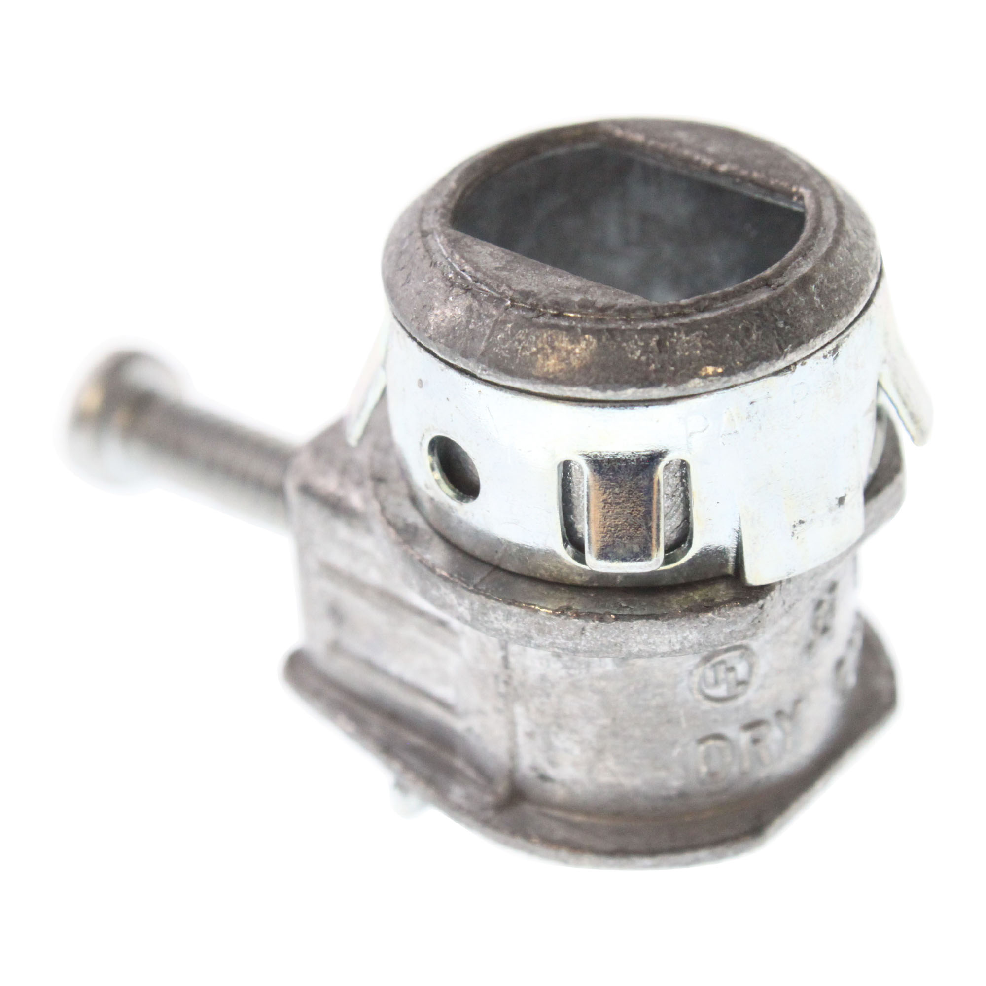 Arlington L16ST Straight SnapTight MC Flex Connector, Spring Clip, 3/8