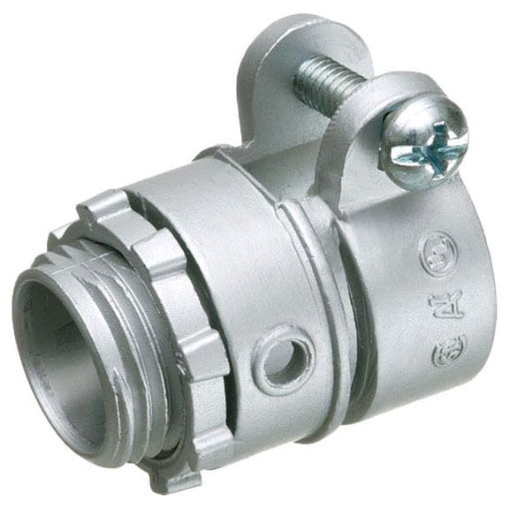 Arlington L425, 1-1/2"", 1.81 to 1.895"", Die-Cast, AC/Flex Squeeze Connector, 1pc