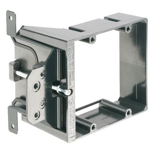 Arlington LVA1 1-Gang Mounting Bracket; Plastic, Black