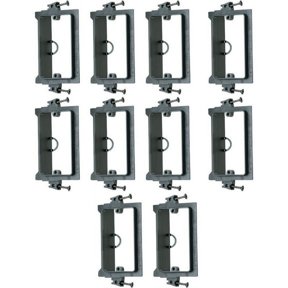 Arlington LVS1 Screw On Single Gang Low Voltage Mounting Bracket (10/pack)