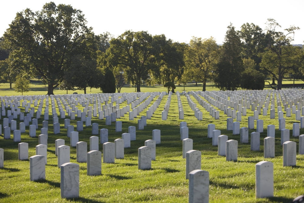 Arlington National Cemetery Arlington Virginia USA Canvas Art - Terry MooreStocktrek Images (18 x 12)
