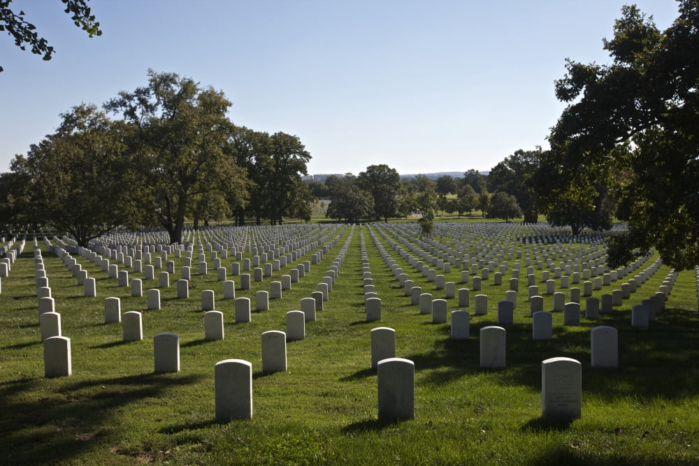 Arlington National Cemetery Arlington Virginia USA Canvas Art - Terry MooreStocktrek Images (18 x 12)